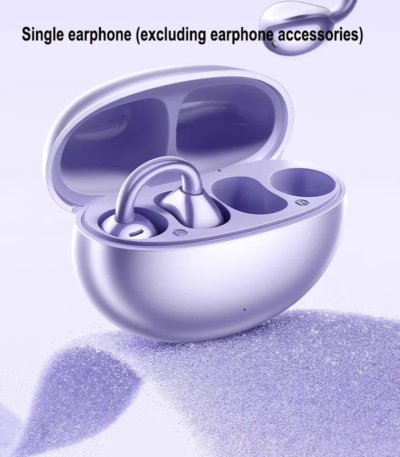 Generic Ear clip Wireless Bluetooth Headphones and Diamond Earphone Accessories 1 Pair Waterproof