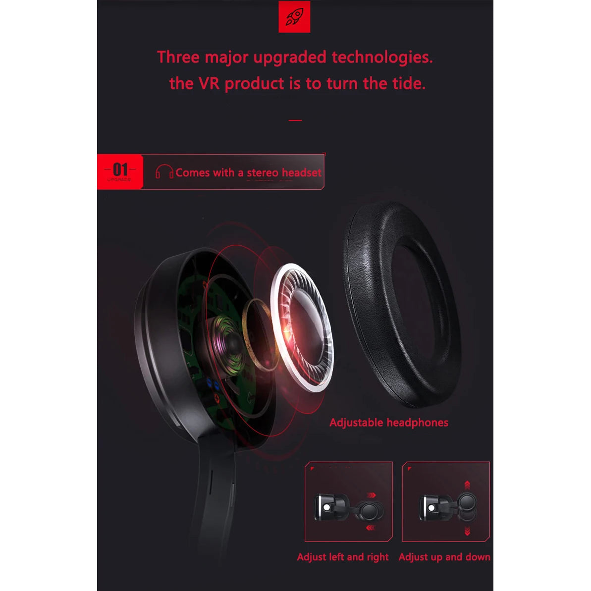 VR Shinecon 10.0 Helmet 3D Glasses Virtual Reality
